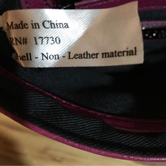 BOTKIER GORGEOUS STUDDED GUN METAL PLUM PURPLE CLUTCH BAG - Picture 10 of 10